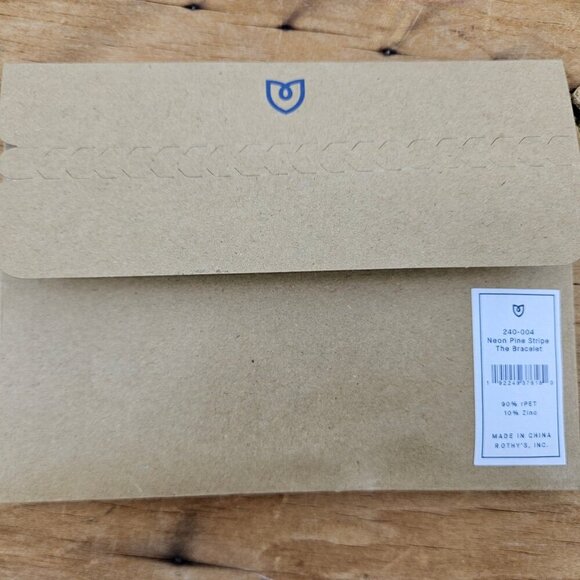 New Rothy's The Bracelet Neon Pine Stripe Rothys - Picture 4 of 4